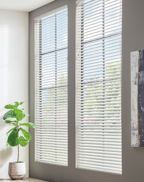 Blinds installed in a residential home
