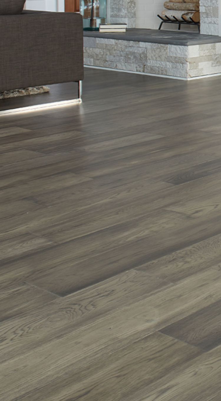 installed hardwood flooring in home
